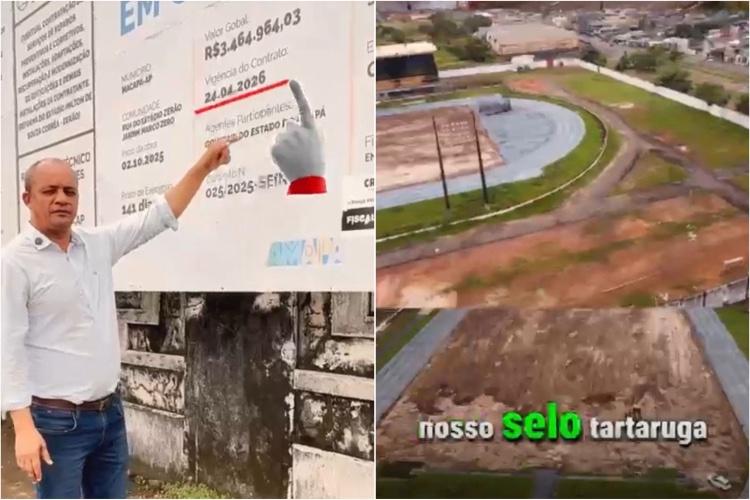 Clécio perde prazo e reforma do estádio Zerão não foi concluída, denuncia deputado