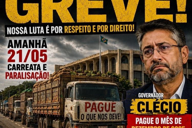 Clécio deixa de pagar caminhoneiros da Feira do Produtor  que anunciam paralisação