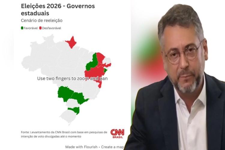 Levantamento da CNN aponta cenário de reeleição desfavorável para Clécio Luis
