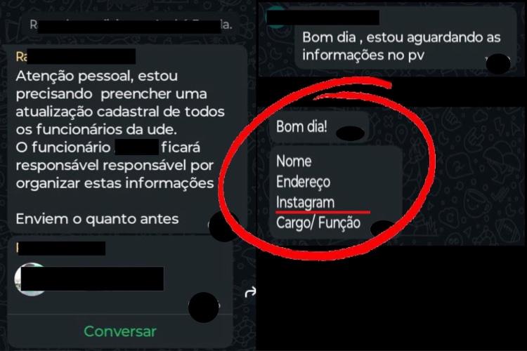 Funcionários da UDE relatam pressão por dados pessoais e até de rede social em meio ao período eleitoral