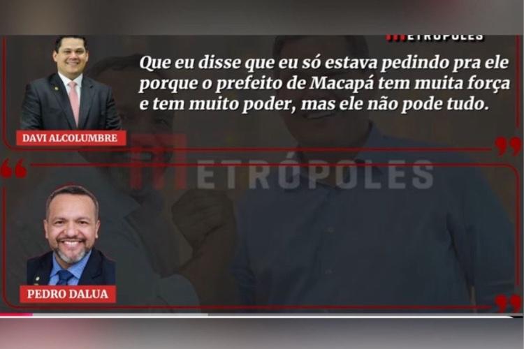 ÁUDIO: Davi Alcolumbre orienta aliado a atacar Dr. Furlan, e ouve resposta: "Tô arrepiado"