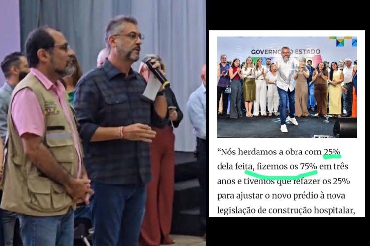 Camilo diz que deixou 80% do HCA pronto; Clécio rebate e afirma que havia só 25%