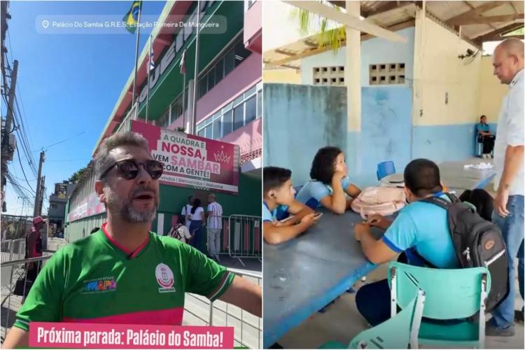 “Enquanto o governador está no Rio de Janeiro sambando, as crianças estão sem merenda”, denuncia deputado 