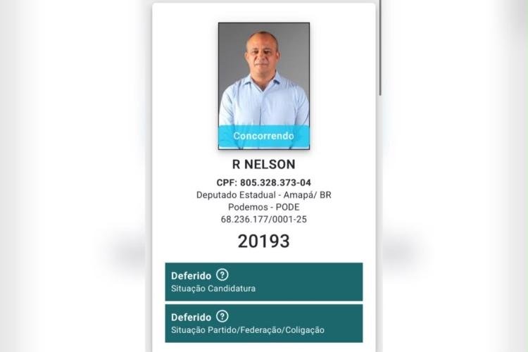 TRE-AP defere registro de candidatura do deputado estadual R. Nelson principal nome da oposição ao governo Clécio
