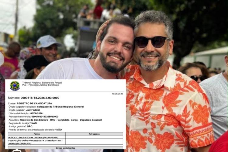 Candidatura de genro de Clécio a deputado estadual enfrenta pedido de impugnação no TRE-AP
