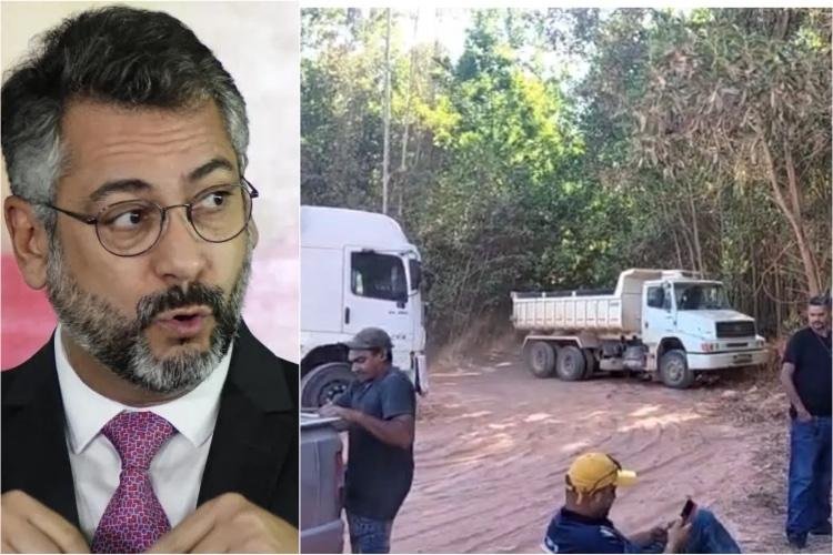 Obra que liga Laranjal do Jari à Vitória do Jari é paralisada após Clécio perder reeleição; trabalhadores cobram pagamentos atrasados