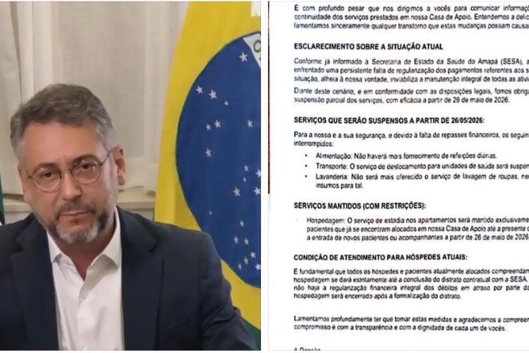 Casa de apoio em Belém pode suspender serviços por falta de pagamento do governo Clécio, denuncia deputado R. Nelson