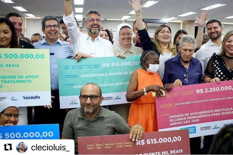 Entidades aguardam há 2 anos, repasses de promessa feita por Clécio e Randolfe