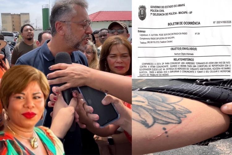 Jornalista é agredido em agenda de Clécio, após perguntar sobre operação da PF na AMPREV