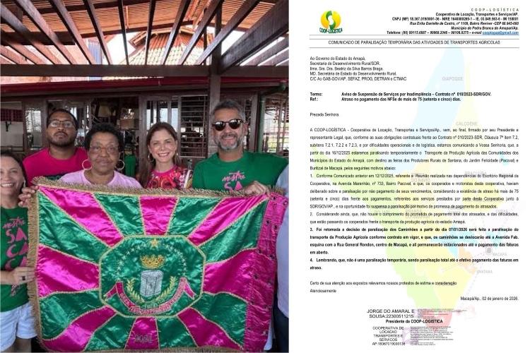 Clécio faz repasse integral de R$ 10 milhões para a Mangueira e deixa caminhoneiros que transportam produtos para as Feiras do Produtor sem pagamento