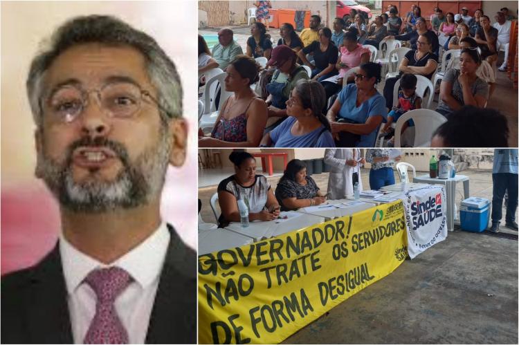 Servidores da saúde anunciam paralisação, após Clécio oferecer 0% de reajuste salarial